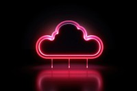 Cloud neon light illuminated. AI generated Image by rawpixel.