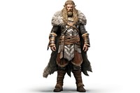 Viking cosplay adult coat bodybuilder. AI generated Image by rawpixel.