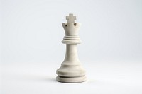 Chess white background intelligence spirituality. AI generated Image by rawpixel.
