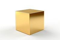 Cuboid gold carton box. AI generated Image by rawpixel.