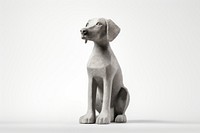 Dog sculpture figurine animal. AI generated Image by rawpixel.