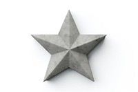 Star white background simplicity creativity. AI generated Image by rawpixel.