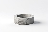 Ring concrete jewelry white background. AI generated Image by rawpixel.