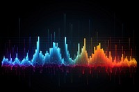 Music sound waves technology light chart. AI generated Image by rawpixel.