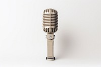 Microphone white background technology karaoke. AI generated Image by rawpixel.