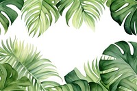 Monstera leaves nature outdoors plant. AI generated Image by rawpixel.