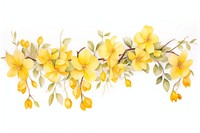 Yellow flowers blossom nature plant. AI generated Image by rawpixel.