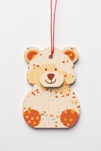 Price tag paper label bear shape pattern white background anthropomorphic. AI generated Image by rawpixel.