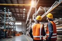 Industrial working hardhat helmet. 