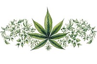 Cannabis cannabis graphics pattern. AI generated Image by rawpixel.