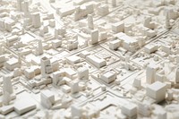 An architectural model of a city architecture backgrounds electronics. AI generated Image by rawpixel.