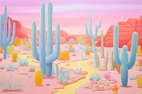 Cactus garden backgrounds outdoors nature. AI generated Image by rawpixel.