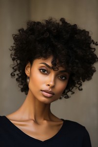 Natural hairstyle for natural women 18 african american portrait adult photo. AI generated Image by rawpixel.