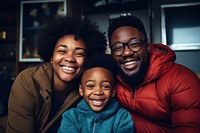 Laughing portrait family adult. AI generated Image by rawpixel.