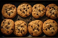 Cookies baked food confectionery. AI generated Image by rawpixel.