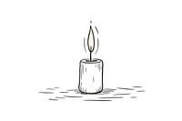 Candle white background darkness lighting. AI generated Image by rawpixel.