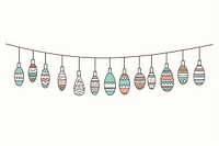 Hanging lights arrangement celebration accessories. AI generated Image by rawpixel.