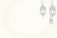 Muslim lantern backgrounds white lamp.