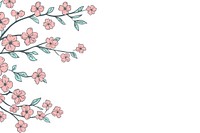 Sakura graphics pattern flower. AI generated Image by rawpixel.