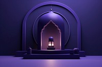 Islamic holiday architecture building lighting. AI generated Image by rawpixel.
