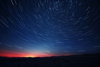 The stars in the structure of nebula landscape outdoors horizon. AI generated Image by rawpixel.