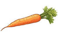 Vegetables doodle vegetable carrot plant. AI generated Image by rawpixel.