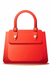 A bag handbag purse white background. AI generated Image by rawpixel.