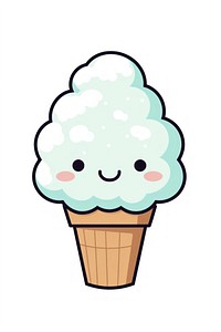 A cute icecream dessert food cone. AI generated Image by rawpixel.
