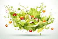 Vegetable salad lettuce plant food. AI generated Image by rawpixel.