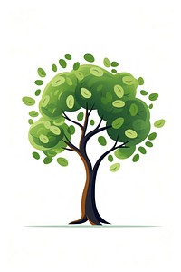 A tree cartoon plant green. AI generated Image by rawpixel.