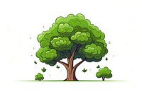 A tree cartoon drawing plant. AI generated Image by rawpixel.