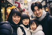 Korean family adult baby togetherness. AI generated Image by rawpixel.