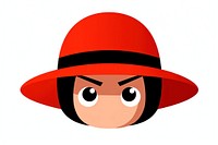 Isolated hat cartoon red headwear. AI generated Image by rawpixel.