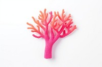 Colorful Branched Finger Coral toy white background invertebrate echinoderm. AI generated Image by rawpixel.