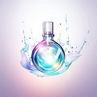 Cosmetic gel cosmetics perfume bottle. AI generated Image by rawpixel.