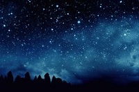 Pale colors starry night sky backgrounds astronomy outdoors. AI generated Image by rawpixel.