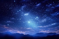 Pastel colors starry night sky backgrounds landscape astronomy. AI generated Image by rawpixel.