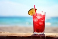 A red cocktail summer drink fruit. AI generated Image by rawpixel.