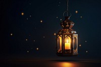 Candle glowing lantern night burning. AI generated Image by rawpixel.