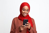 Muslim scarf headscarf smiling. 