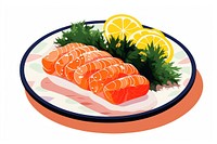 Sashimi seafood sushi plate. AI generated Image by rawpixel.