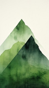 Green mountain abstract backgrounds. AI generated Image by rawpixel.