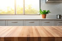 Brown wooden table top kitchen furniture hardwood. AI generated Image by rawpixel.