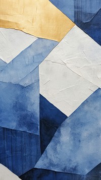 Abstract painting shape blue. AI generated Image by rawpixel.