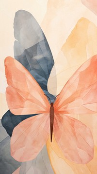 Butterfly abstract painting petal. 