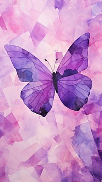 Purple butterfly abstract petal. 