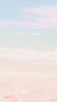 Beach dreamy outdoors horizon nature. AI generated Image by rawpixel.