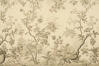 Leaf wallpaper pattern drawing. 