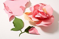 Cute rose in paper flower petal plant. AI generated Image by rawpixel.