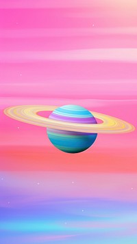 Saturn galaxy planet astronomy space sky. AI generated Image by rawpixel.